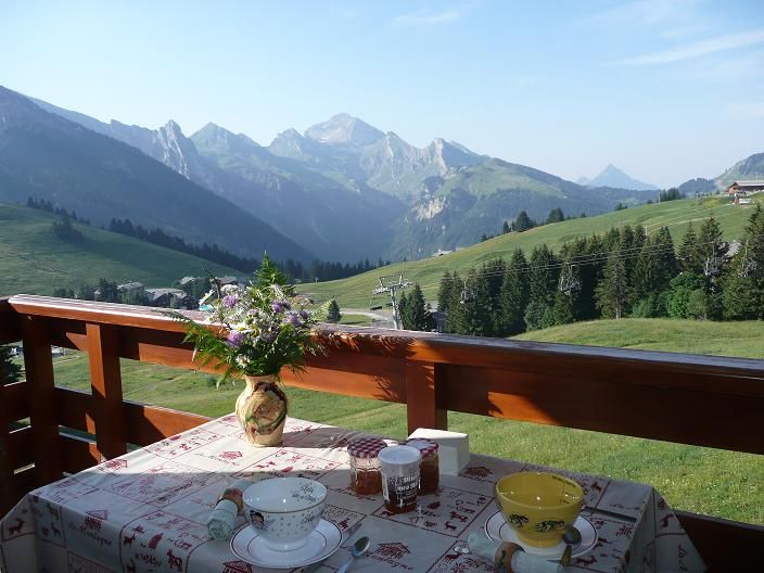 foto 3 Affitto tra privati La Clusaz studio Rodano Alpi Alta Savoia Vista dal balcone