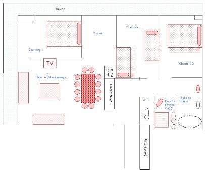 foto 1 Affitto tra privati Les Menuires appartement Rodano Alpi Savoia Pianta casa vacanze