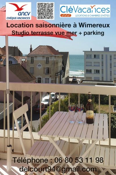 foto 1 Affitto tra privati Wimereux studio Nord Passo di Calais (Nord-Pas de Calais) Pas de Calais Vista dal balcone