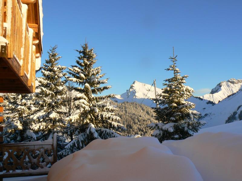 foto 10 Affitto tra privati Praz de Lys Sommand chalet Rodano Alpi Alta Savoia Vista dal terrazzo