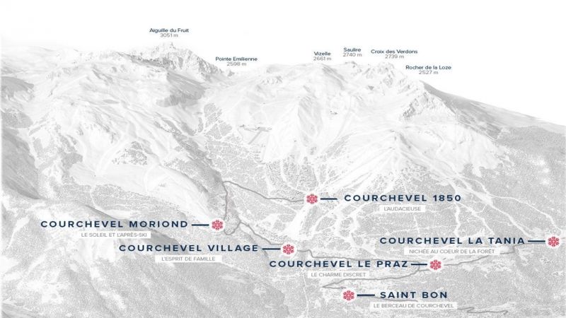 foto 20 Affitto tra privati Courchevel appartement Rodano Alpi Savoia Mappa