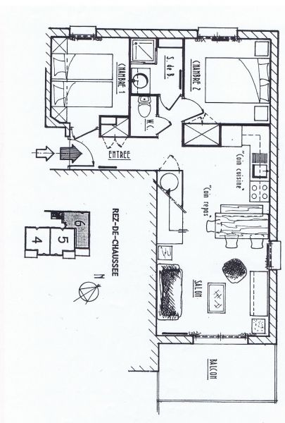 foto 8 Affitto tra privati Les Saisies appartement Rodano Alpi Savoia Pianta casa vacanze