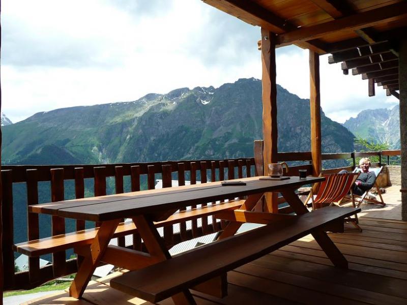 foto 3 Affitto tra privati Alpe d'Huez chalet Rodano Alpi Isre Balcone