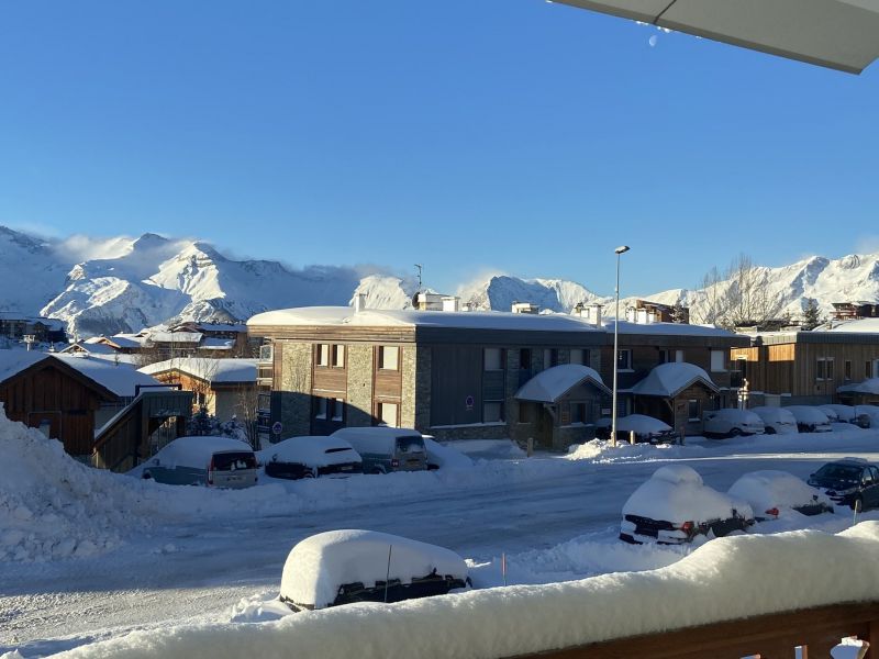 foto 8 Affitto tra privati Alpe d'Huez appartement Rodano Alpi Isre Vista dal balcone