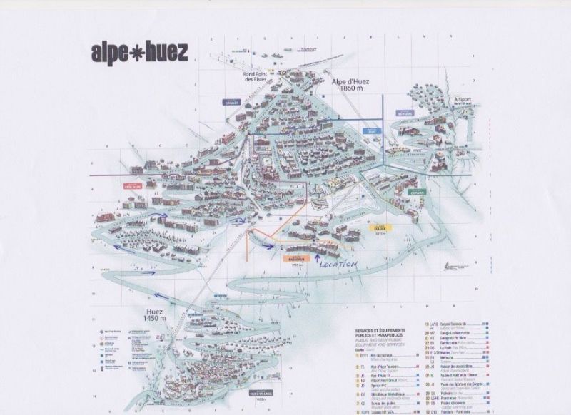 foto 19 Affitto tra privati Alpe d'Huez appartement Rodano Alpi Isre Mappa