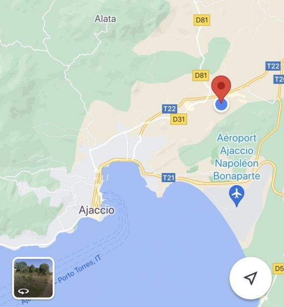 foto 11 Affitto tra privati Ajaccio studio Corsica Corsica del Sud Mappa