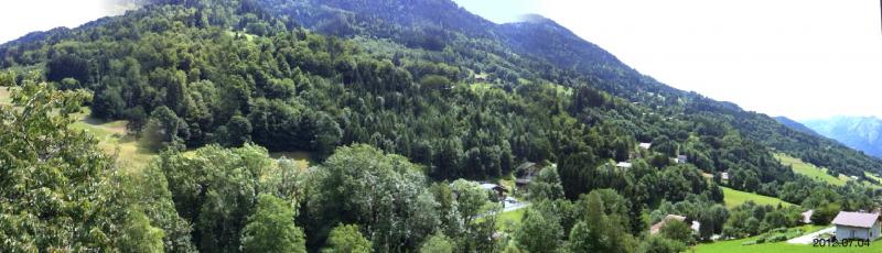 foto 7 Affitto tra privati La Clusaz appartement Rodano Alpi Alta Savoia Vista dal balcone