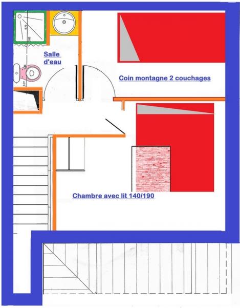 foto 2 Affitto tra privati Risoul 1850 appartement Provenza Alpi Costa Azzurra Alte Alpi (Hautes-Alpes) Pianta casa vacanze