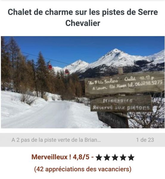 foto 5 Affitto tra privati Serre Chevalier chalet Provenza Alpi Costa Azzurra Alte Alpi (Hautes-Alpes)