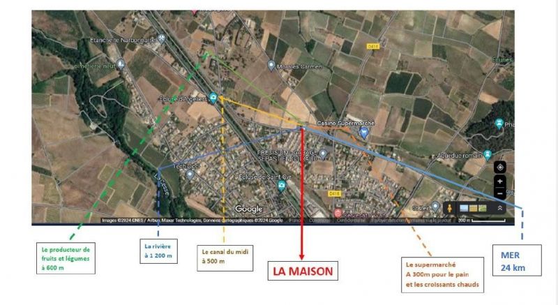 foto 12 Affitto tra privati Narbonne (Narbonna) maison Linguadoca-Rossiglione Aude Mappa