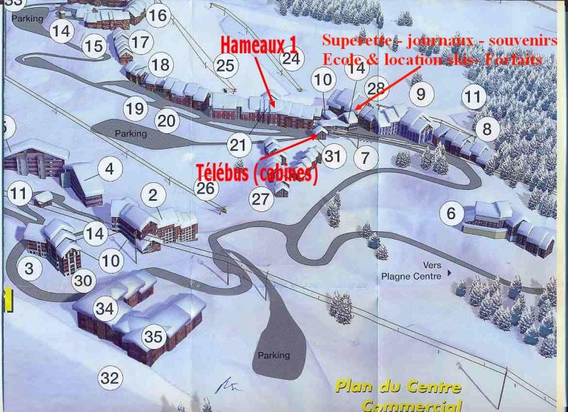 foto 23 Affitto tra privati La Plagne studio Rodano Alpi Savoia Mappa