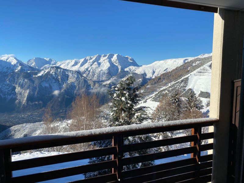 foto 5 Affitto tra privati Alpe d'Huez appartement Rodano Alpi Isre Vista dal balcone