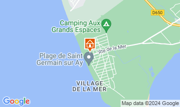 Mappa Saint-Germain-sur-Ay Villa  30390