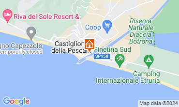 Mappa Castiglione della Pescaia Appartamento 59949