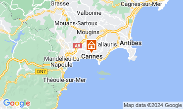 Mappa Cannes Appartamento 128748