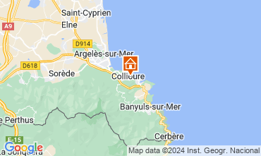 Mappa Collioure Appartamento 98460