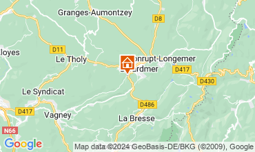 Mappa Grardmer Chalet 112489