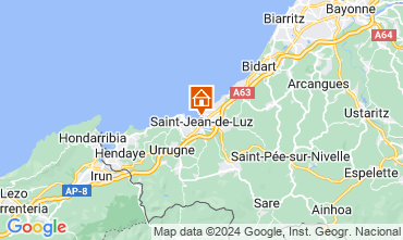 Mappa Saint Jean de Luz Monolocale 9304