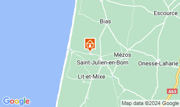 Mappa Saint-Julien-en-Born Casa mobile 119377