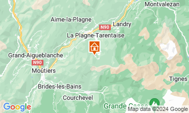 Mappa La Plagne Monolocale 79768