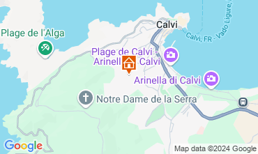 Mappa Calvi Villa  129136