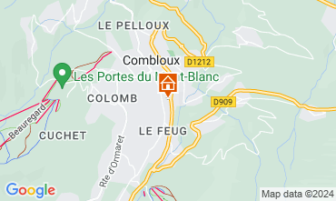 Mappa Combloux Chalet 896