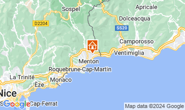 Mappa Menton (Mentone) Agriturismo 5408