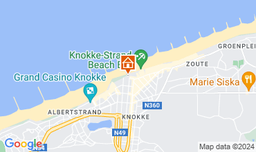 Mappa Knokke-le-Zoute Monolocale 123342