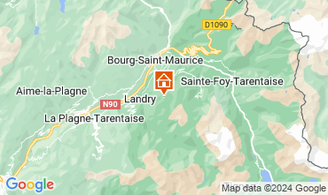 Mappa Les Arcs Appartamento 51136