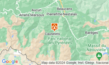 Mappa Cauterets Appartamento 125698