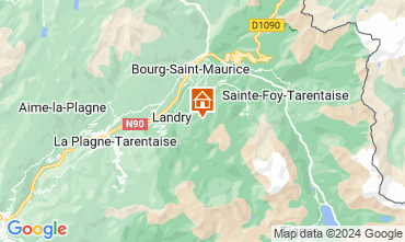 Mappa Les Arcs Appartamento 116604