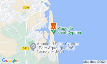 Mappa Saint Cyprien Plage Appartamento 82254