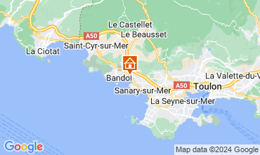 Mappa Bandol Appartamento 8604