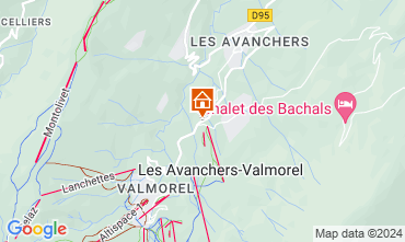 Mappa Valmorel Chalet 17349