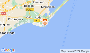 Mappa Cap d'Agde Appartamento 42499