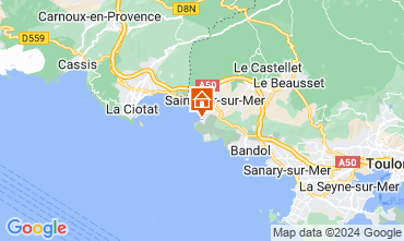 Mappa Bandol Appartamento 89952