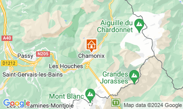 Mappa Chamonix Mont-Blanc (Monte Bianco) Appartamento 66847