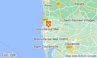 Mappa Gouville sur Mer Agriturismo 97855