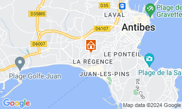 Mappa Juan les Pins Appartamento 115721