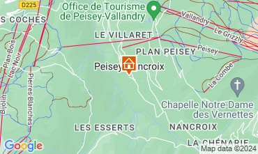 Mappa Peisey-Vallandry Chalet 4758