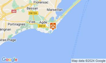 Mappa Cap d'Agde Appartamento 20368