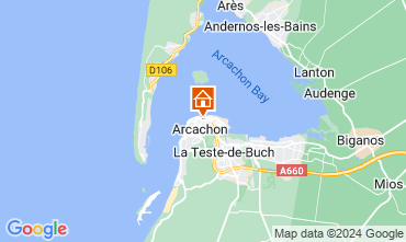 Mappa Arcachon Appartamento 75914