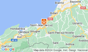 Mappa Saint Jean de Luz Casa 122998