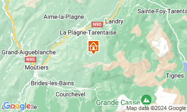 Mappa La Plagne Monolocale 57332