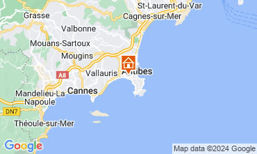 Mappa Juan les Pins Appartamento 122280