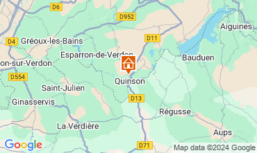 Mappa Sainte-Croix-du-Verdon Villa  129237