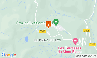 Mappa Praz de Lys Sommand Chalet 128129