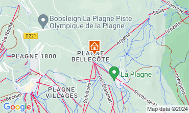 Mappa La Plagne Appartamento 73797