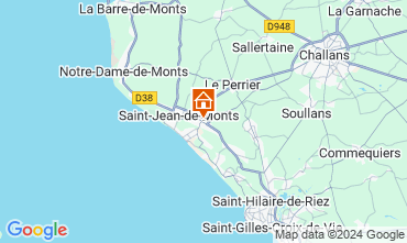 Mappa Saint Jean de Monts Casa mobile 129286