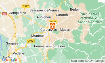 Mappa Carpentras Agriturismo 122256